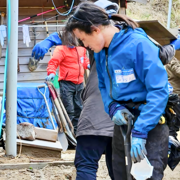 被災地での支援活動
